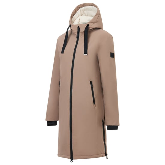 Regatta Chaqueta impermeable acolchada para mujer (Moca/Marfil claro) - Image 4