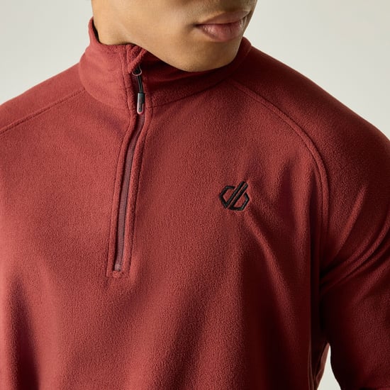 Dare 2B Freethink II Top de forro polar para hombre (Rojo rústico) - Image 5