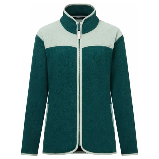 Regatta Chaqueta de forro polar Borg Frankie de mujer con cremallera completa (Deep Pine/Glacier) - Image 2