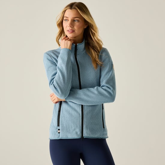 Regatta Chaqueta de forro polar Elzie para mujer (Azul apagado/Skyway) - Image 1