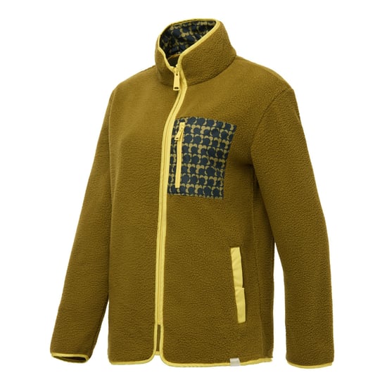 Regatta Chaqueta de forro polar Borg Ecclipse para mujer Orla Kiely (Verde Fur) - Image 4
