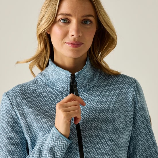 Regatta Chaqueta de forro polar Elzie para mujer (Azul apagado/Skyway) - Image 4