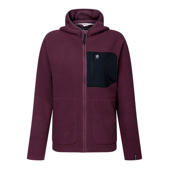 Dare 2B Forro polar con capucha Firn para mujer (Huckleberry) - Image 2