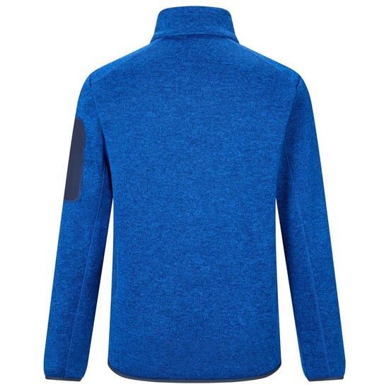 Regatta Chaqueta de forro polar Newhill Marl para hombre con cremallera completa (azul Olympian/verde lima Wild) - Image 3
