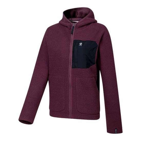 Dare 2B Forro polar con capucha Firn para mujer (Huckleberry) - Image 4