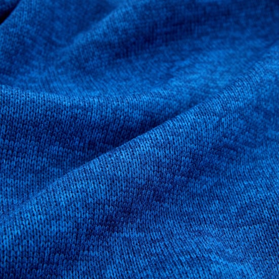 Regatta Chaqueta de forro polar Newhill Marl para hombre con cremallera completa (azul Olympian/verde lima Wild) - Image 4