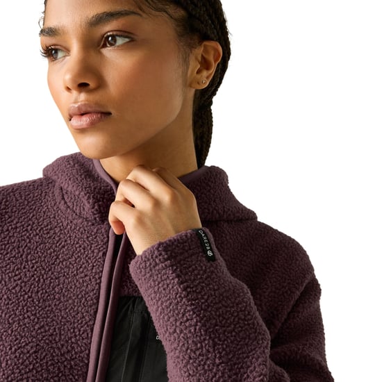 Dare 2B Forro polar con capucha Firn para mujer (Huckleberry) - Image 6