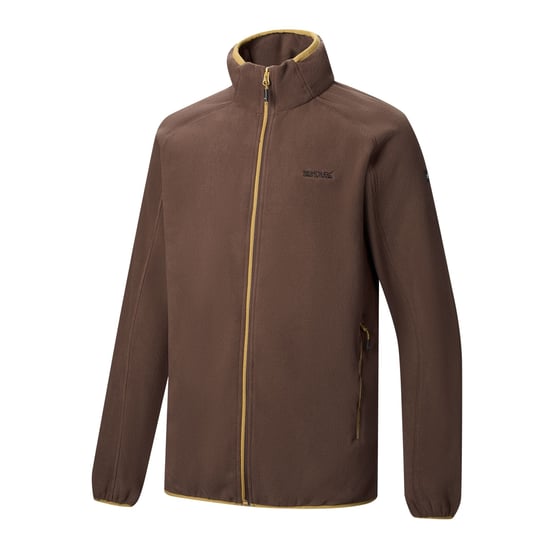 Regatta Chaqueta de forro polar Hadfield con cremallera completa para hombre (Coffee Grounds) - Image 4