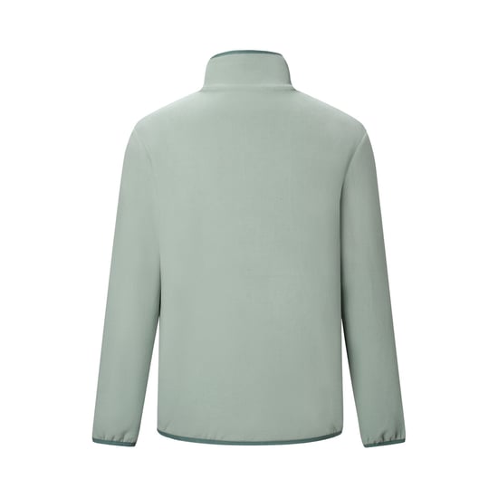 Regatta Chaqueta de forro polar Frankie para hombre con cremallera completa (Verde glaciar/Verde bosque oscuro) - Image 3