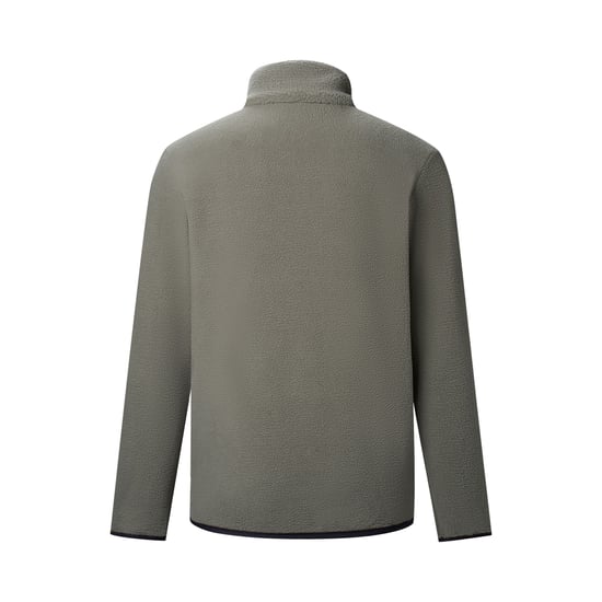 Regatta Frankie Chaqueta de forro polar Borg para hombre con bloques de color (verde oliva ahumado/caqui oscuro) - Image 3