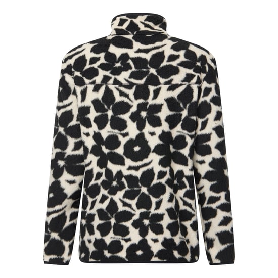 Regatta Chaqueta de forro polar Borg Frankie Floral para mujer con cremallera completa (Monocromo/Sombra) - Image 2