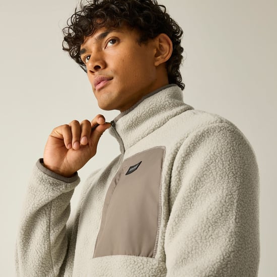 Regatta Chaqueta de forro polar Borg Frankie para hombre (Abbeystone/Smokey Olive) - Image 6