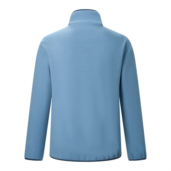 Regatta Frankie Chaqueta de forro polar para hombre con cremallera completa (Gris Mirage/Azul marino) - Image 3
