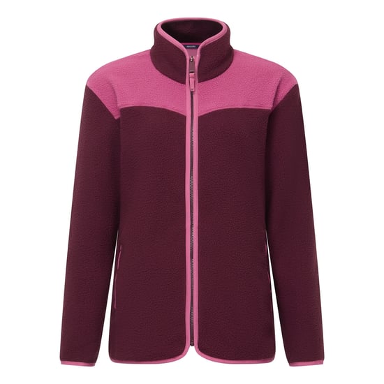 Regatta Frankie Chaqueta de forro polar Borg de mujer con cremallera completa (Fig Violet) - Image 2