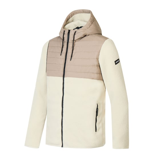 Regatta Chaqueta híbrida de forro polar de borreguito bicolor para hombre Frankie (Abbeystone/Smokey Olive) - Image 6