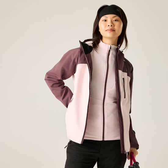 Dare 2B Chaqueta de mujer Torrek III con logotipo (Huckleberry/Pink Haze) - Image 1