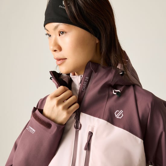 Dare 2B Chaqueta de mujer Torrek III con logotipo (Huckleberry/Pink Haze) - Image 5