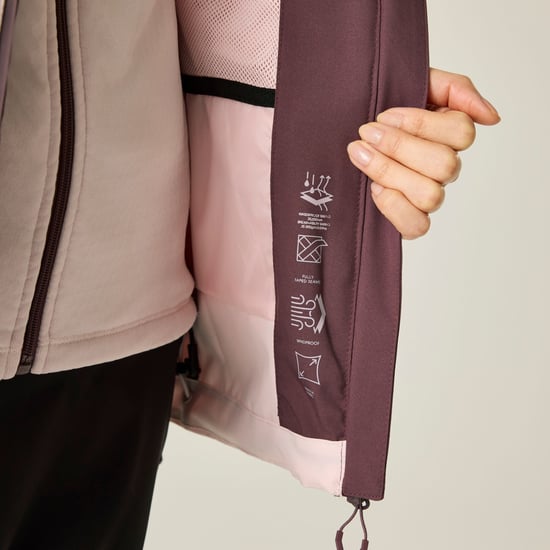 Dare 2B Chaqueta de mujer Torrek III con logotipo (Huckleberry/Pink Haze) - Image 6