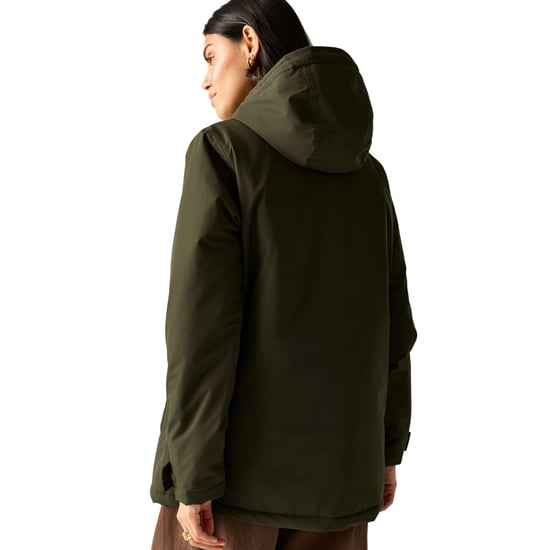 Regatta Chaqueta impermeable acolchada para mujer Orla Kiely (Brown Shadow/Eccentric Purple) - Image 3