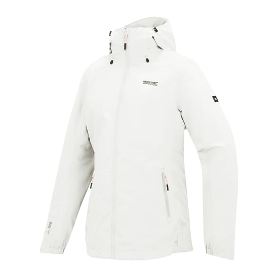 Regatta Chaqueta impermeable Hamara IV para mujer (blanco cebada/beige) - Image 4
