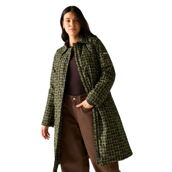 Regatta Mackintosh impermeable para mujer Orla Eclipse (negro/oliva) - Image 1