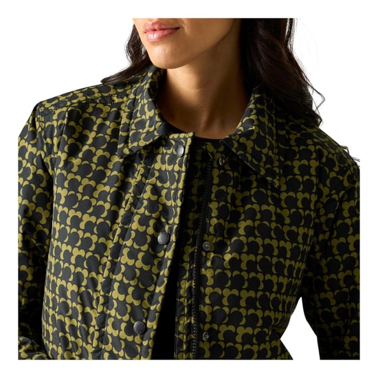 Regatta Mackintosh impermeable para mujer Orla Eclipse (negro/oliva) - Image 4