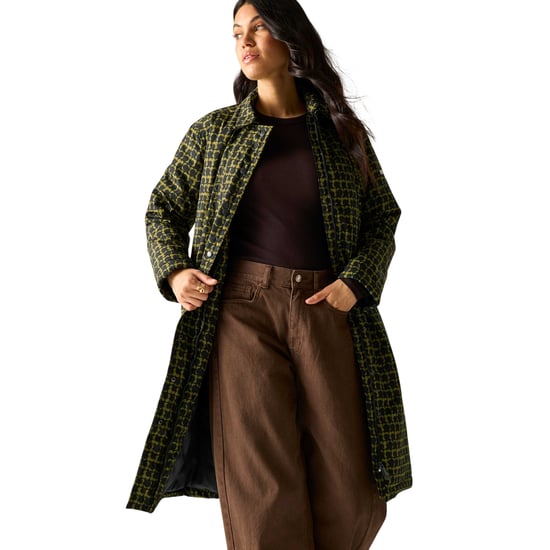 Regatta Mackintosh impermeable para mujer Orla Eclipse (negro/oliva) - Image 6