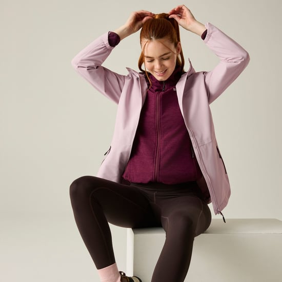 Regatta Chaqueta impermeable Hamara IV para mujer (lila empolvado/higo) - Image 1