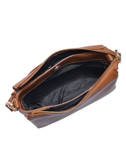 Luisa Vannini Brown Bolso de cuero - Image 4
