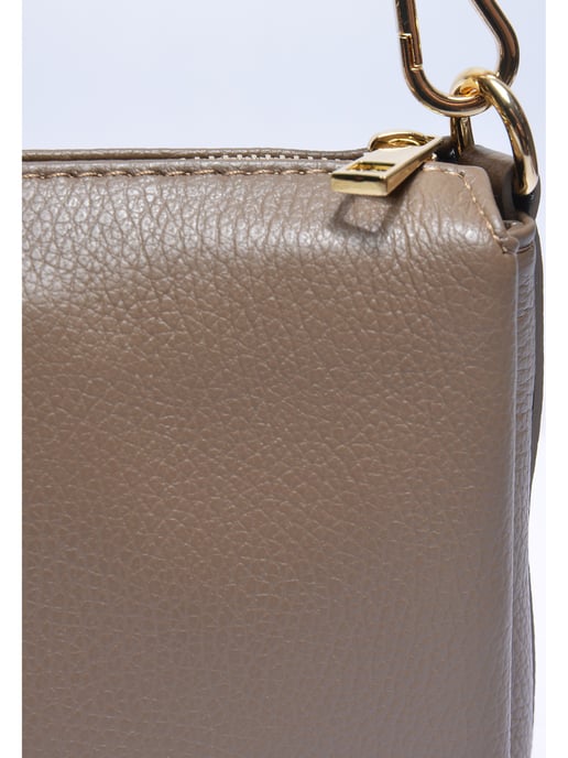 Luisa Vannini Beige Bolso de cuero - Image 3