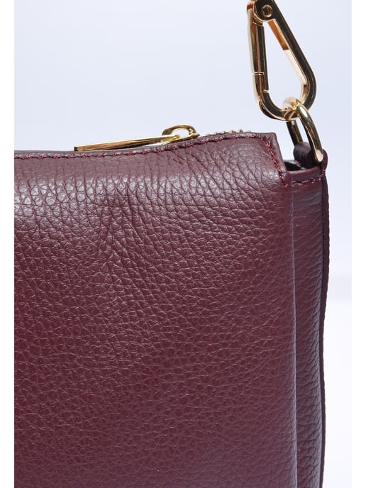 Luisa Vannini Borgoña Bolso de cuero - Image 3