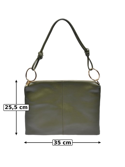 Luisa Vannini Caqui Bolso de cuero - Image 5