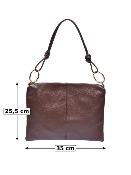 Luisa Vannini Granate Bolso de cuero - Image 5
