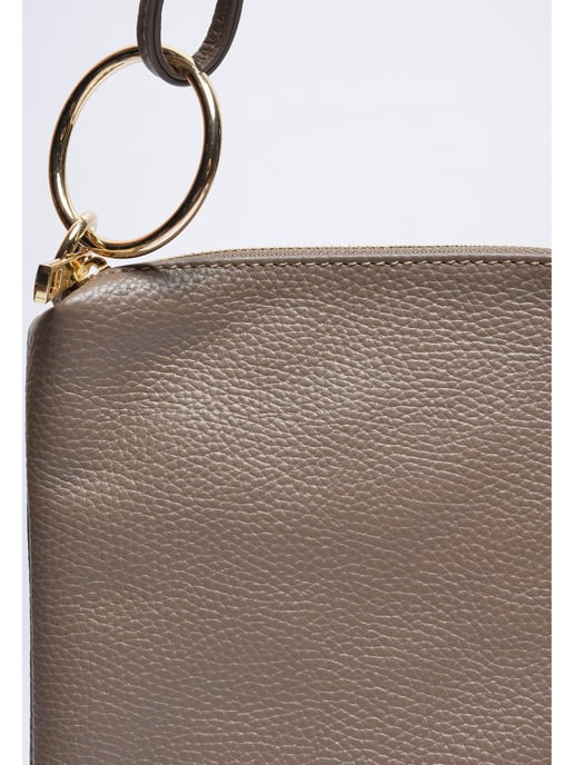 Luisa Vannini Beige Bolso de cuero - Image 3