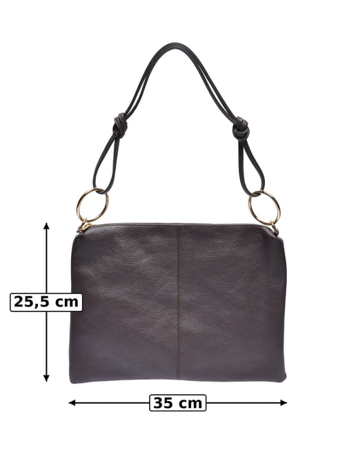 Luisa Vannini Granate Bolso de cuero - Image 5