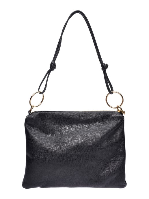 Luisa Vannini Negro Bolso de cuero - Image 1