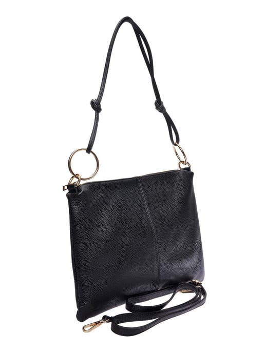 Luisa Vannini Negro Bolso de cuero - Image 2
