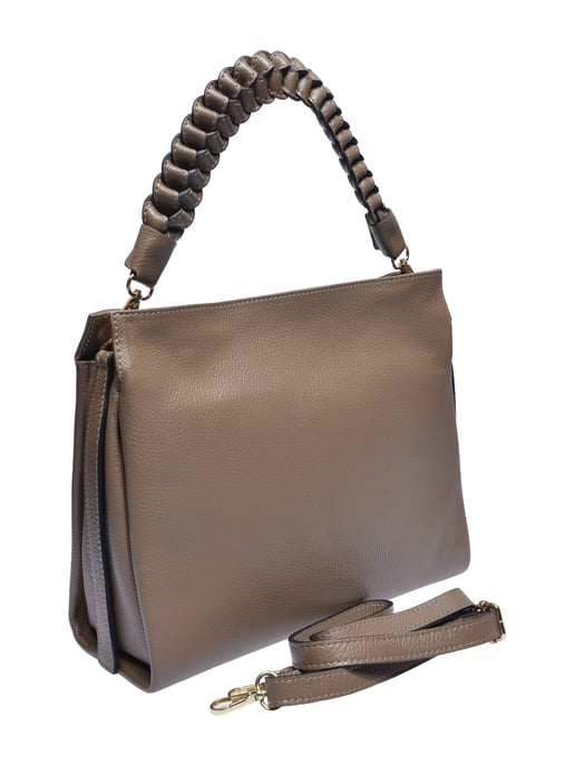 Luisa Vannini Beige Bolso de cuero - Image 2
