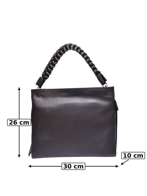 Luisa Vannini Granate Bolso de cuero - Image 5