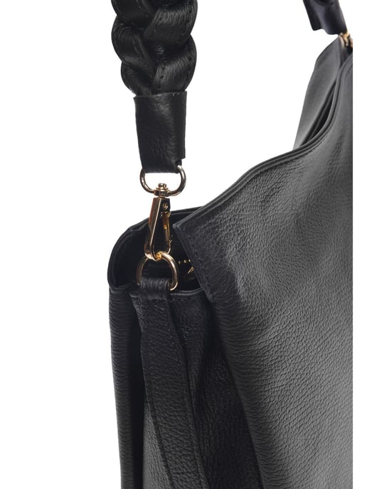 Luisa Vannini Negro Bolso de cuero - Image 3
