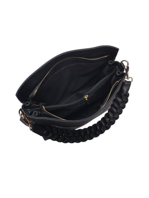 Luisa Vannini Negro Bolso de cuero - Image 4
