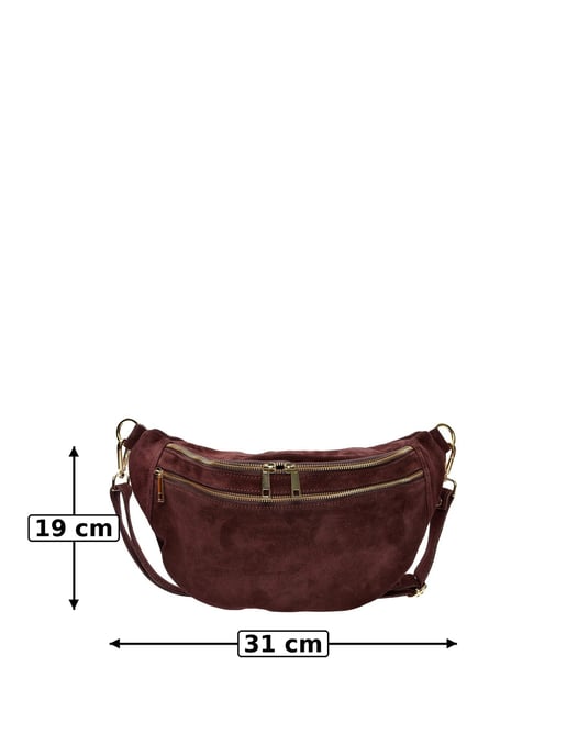 Luisa Vannini Borgoña Bolso de cuero - Image 6