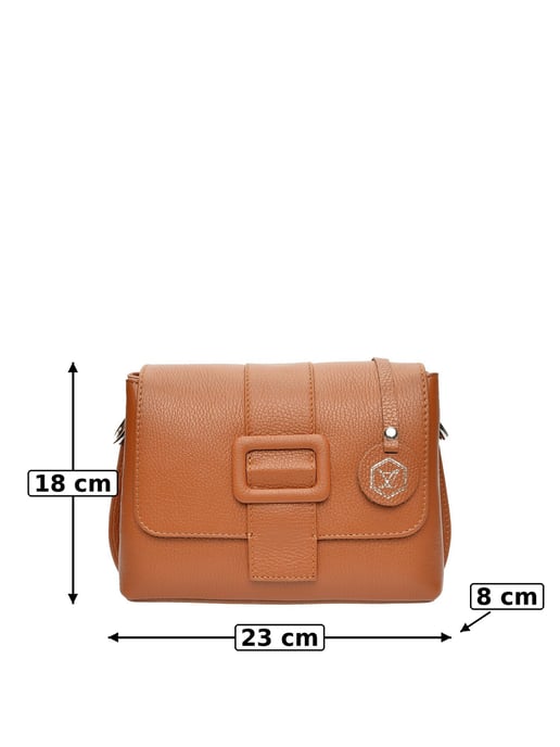 Luisa Vannini Brown Bolso de cuero - Image 6