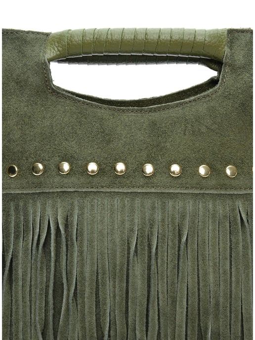Luisa Vannini Bicolor Bolso de cuero - Image 3