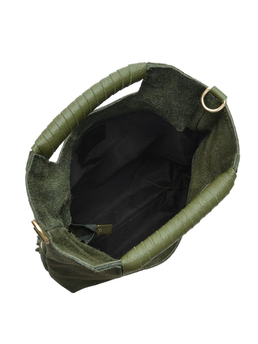 Luisa Vannini Bicolor Bolso de cuero - Image 4