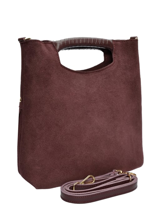 Luisa Vannini Borgoña Bolso de cuero - Image 2