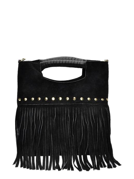 Luisa Vannini Negro Bolso de cuero - Image 1