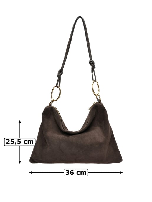 Luisa Vannini Granate Bolso de cuero - Image 6