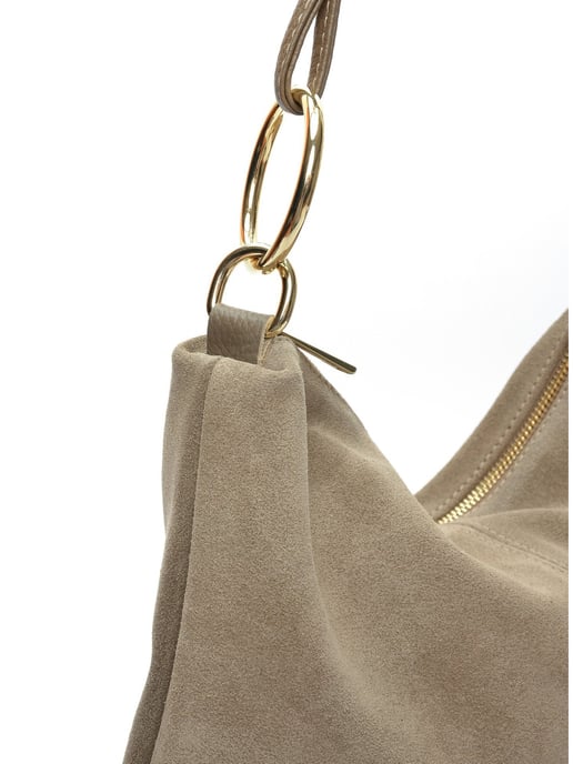 Luisa Vannini Beige Bolso de cuero - Image 3
