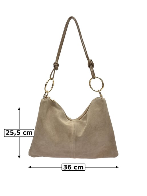 Luisa Vannini Beige Bolso de cuero - Image 6